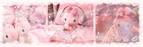 My Melody Header, My Melody Banner, Head Banner, Discord Ideas, Twitter Layout, Pretty Pink Princess, Pink Images, Cute Banners, Twitter Layouts