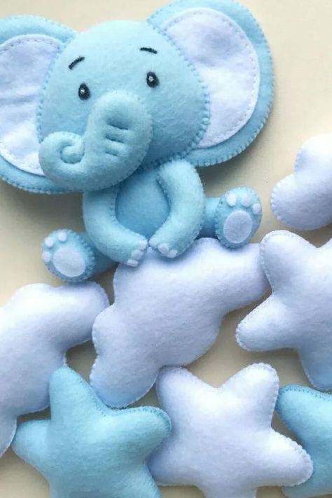 Cot Mobile Baby Nursery Hanging Elephant Mobile Felt Unicorn Crib Mobile Decor New Handmade Needle Art neutral dinosaurs Mobile Baby Gift Mobile Decor, Kids Cot, Elephant Mobile, Baby Notes, Baby Boy Mobile, Cot Mobile, Mobile Baby, Nursery Mobile, Crib Mobile