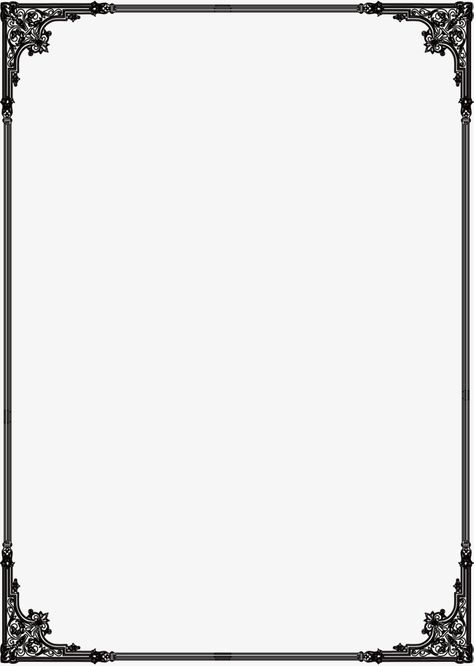 Black Border Frame, Black Frame Png, Frame Sketch, Photo Frame Tree, Book Frame, Frame Drawing, Black Page, Black Background Design, Text Dividers