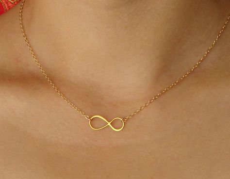 Gold infinity symbol Infinity Pendant Mangalsutra, Infinity Mangalsutra, Minimalist Infinity Gold Necklace, Gold Infinity Necklace For Gift, Infinity Pendant Gold, Symbolic Infinity Gold Jewelry, Gold Bracelet Simple, Jewelry Set Design, Gold Chain With Pendant