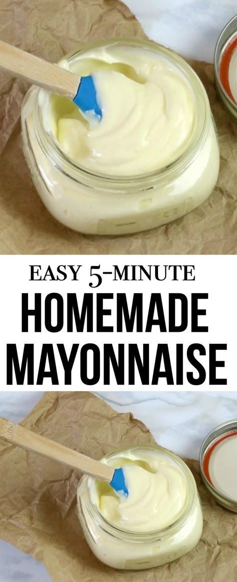 No Salt Mayonnaise, Small Batch Mayonnaise Recipe, How Do You Make Mayonnaise, Mayonnaise Recipe Without Mustard, Fermented Mayonnaise Recipe, Easy Homemade Mayonaise, How To Make Mayonnaise At Home Easy, Home Made Mayonnaise Recipe Simple, Homade Mayonaise Recipe