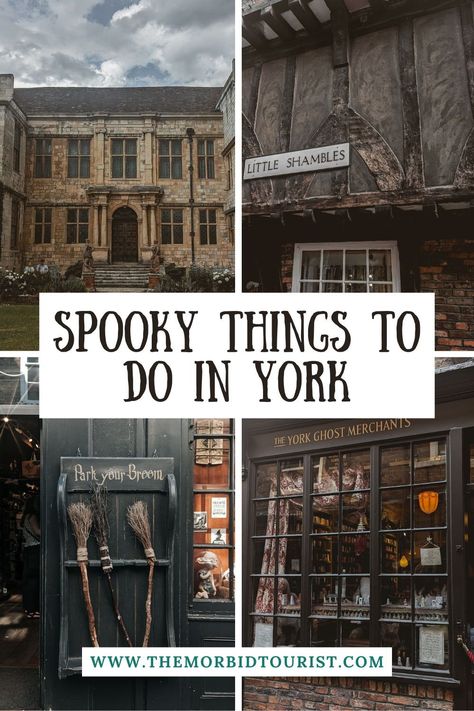 Are you planning a trip to the city of a thousand ghosts? The haunted city of York is the ideal place for a spooky weekend away. Read my guide to the best spooky things to do in York. Things To Do In York England, Nyc In October, Halloween In Edinburgh, New York Things To Do, Halloween In London, York Autumn Uk, Scotland Places To Visit, Halloween In New York, Haunted Places In England