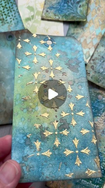 Alison Bomber on Instagram: "We’re halfway through the Simple Summer Stencil Series over on YouTube. You can already see half of these tags being made… the other half will be coming up soon. 

Follow the links via Linktree in my profile for lots of minutes of fun with the @tim_holtz Layering Stencils by @stampersanonymous and lots of @ranger_ink goodies. 

Hope you’re enjoying a gentle Sunday. 

#stencils #timholtz #mixedmedia #texturepaste #crackle #mixedmediatags #distressink #distressinks #rangerink #stampersanonymous" Tim Holtz Tutorials, Mixed Media Stencils, Tim Holtz Tags, Diy Crafts Vintage, Tim Holtz Crafts, Layering Stencils, Crafts Vintage, Tim Holtz Cards, Mixed Media Tags