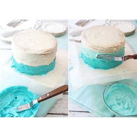 You won't be ordering any more bakery cakes with this trick up your sleeve. Cakes Elegant, Showstopper Cakes, One Layer Cakes, Cake Rainbow, Simple Cakes, Rainbow Cakes, Best Buttercream, Frozen Birthday Cake, Cake Simple