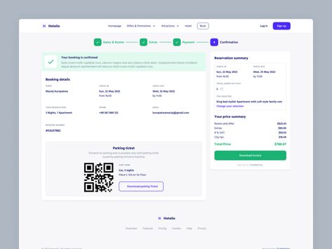 Reservation Web Design, Checkout Website Design, Event Booking Website, Order Summary Ui Design, Payment Ui Design, Booking Website Design, Checkout Ui, Booking Site Design, Card Ui Design