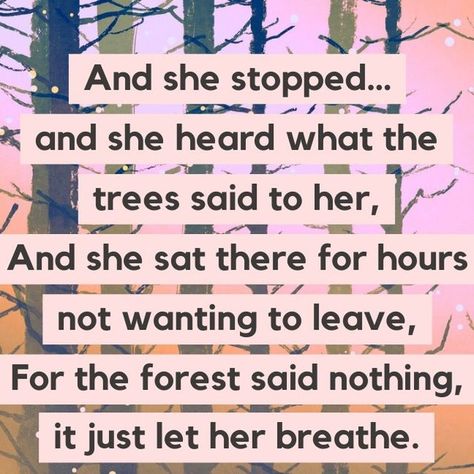 Tree Quotes Inspirational, Quotes About Trees, Becky Hemsley, Nature Poems, Forest Quotes, Breathe Quotes, Nature Poem, Tree Quotes, Tiny Buddha