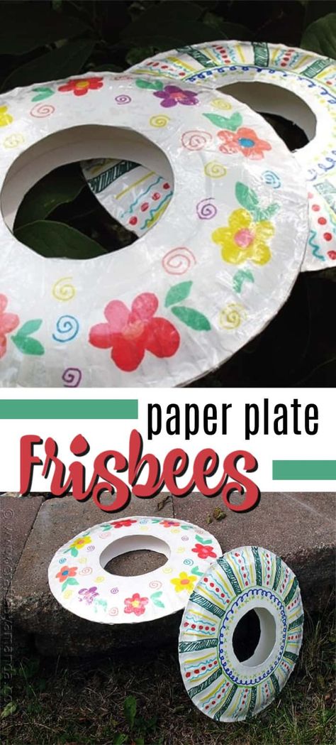 Frisbee Craft Preschool, Simple Summer Preschool Crafts, Spring Crafts School Age, Craft Activities For 2nd Graders, Borax Arts And Crafts, Second Grade Summer Activities, Spring Crafts For School Age, School Age Summer Crafts, Fun Summer School Activities For Kids