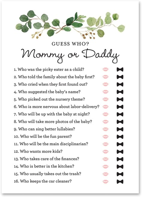 Baby Shower Quiz, Virtual Baby Shower Games, Idee Babyshower, Fun Baby Shower Games, Baby Shower Bingo, Bloom Baby, Baby Shower Inspiration, Virtual Baby Shower