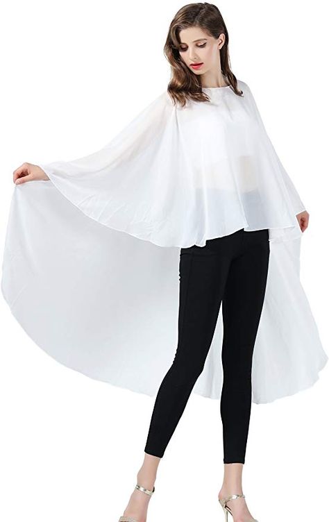 Marie Antoinette Costume Design, Chiffon Capelet, Plus Size Poncho, Marie Antoinette Costume, Wedding Capelet, Bridal Capelet, Star Shawl, White Poncho, Shawl For Women