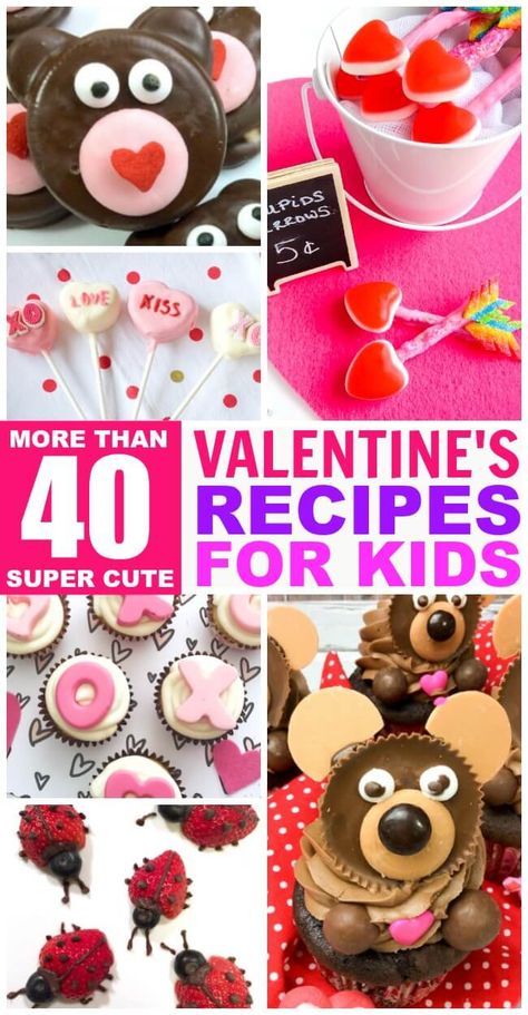 Valentine Food Craft, Valentine’s Day Cupcake Ideas For Kids, Valentines Dessert Ideas For Kids, Valentine Foods For Kids, Valentine’s Day Recipes For Kids, Valentine Baking For Kids, Valentine Recipes For Kids, Valentines Day Recipes For Kids, Valentines Food Crafts For Kids