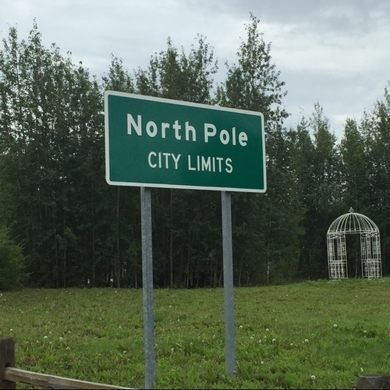 Santa Claus House – North Pole, Alaska - Atlas Obscura Alaskan Northern Lights, North Pole Alaska, Santa Claus House, Moving To Alaska, Saint Gabriel, Santa's House, Visit Alaska, Christmas Town, The North Pole