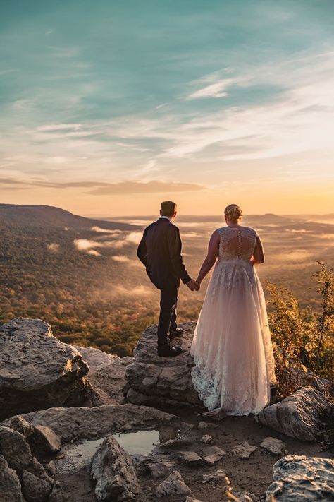 Pennsylvania Mountains, Long White Wedding Dress, Mountain Destinations, White Wedding Dress, Elopement Locations, Destination Elopement, White Wedding Dresses, Mountain Wedding, Couple Posing