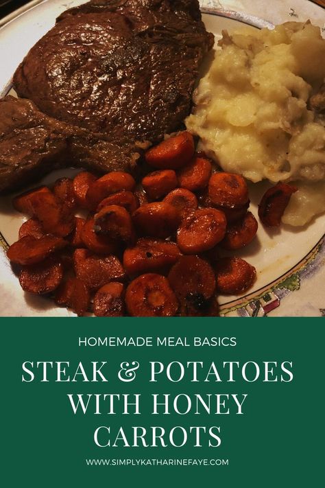 Steak Potatoes And Carrots, Honey Carrots, Steak And Potatoes, Mash Potato, Steak Potatoes, Potatoes And Carrots, Potatoes Carrots, Rachel Ray, Mashed Potato Recipes