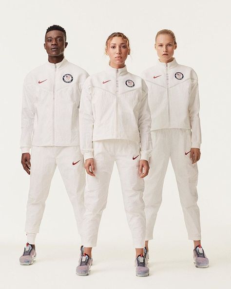 Nike Reveals 4 New US Olympic Uniforms, and Fans Already Love the Skateboarding 'Fit Medal Stand, Windrunner Jacket, 2020 Olympics, Olympic Medals, Usa Olympics, Soccer Uniforms, Olympic Team, Tokyo 2020, Sports Uniforms