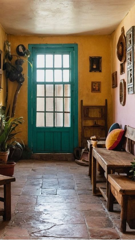 15 Old Mexican Houses That Are Masterpieces of Design - Cheerful Talks Small Mexican House, Mexican House Interior, Old Mexican House, Mexican Houses, Mexican Style Home, Modern Mexican Home Decor, Modern Mexican Home, Adobe Interior, Mexican Interiors