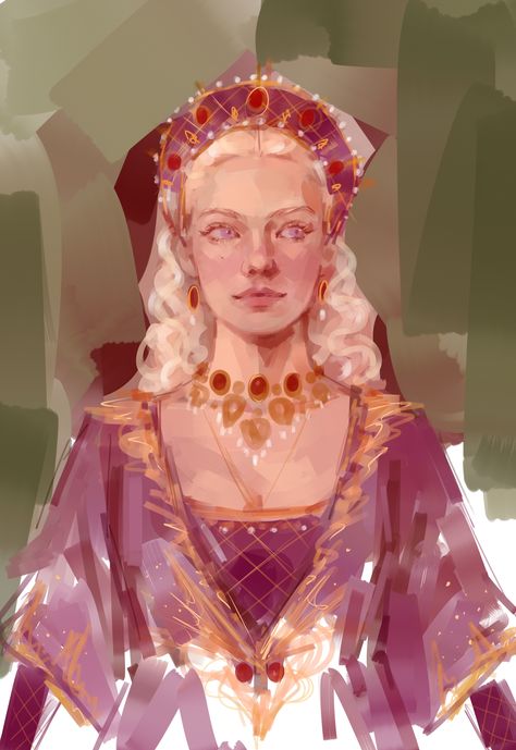 Valyrian Fashion, Young Rhaenyra, Targaryen Women, Targaryen Art, Asoiaf Art, Anime Black Hair, Gra O Tron, Rhaenyra Targaryen, Game Of Thrones Art