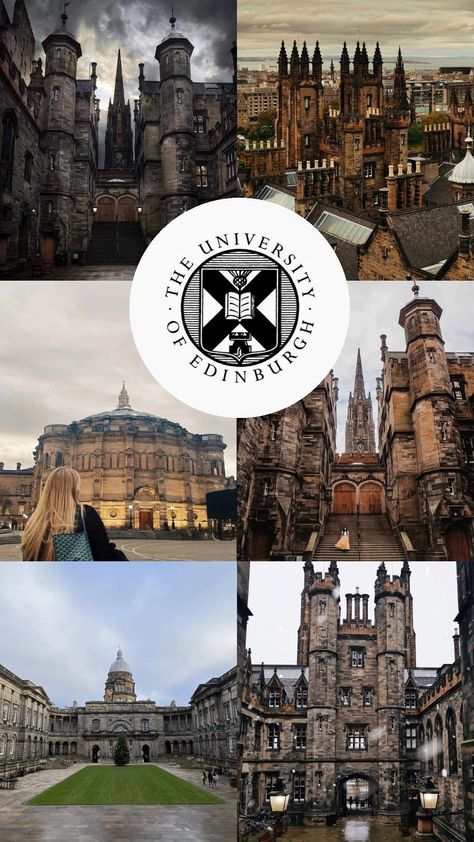 University Of Edinburgh, Dark Academia Wallpaper, College Student Hacks, Edinburgh University, Student Hacks, Academia Wallpaper, Dream College, Life Vision Board, Dream School