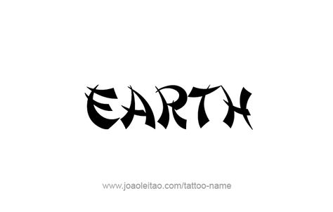 Tattoo Design Planet Name Earth Tattoos With Names, Planet Project, Earth Tattoo, Earth Planet, Name Tattoo Designs, Cursive Writing, Name Tattoo, Name Tattoos, Font Styles