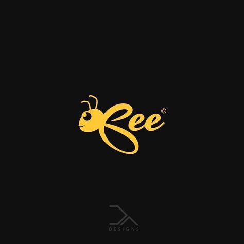 Bee Logo Ideas, Honey Bee Logo, Logo Bee, Bumble Bee Tattoo, Honey Logo, Bee Artwork, Bee Logo, Bee Drawing, Honey Packaging