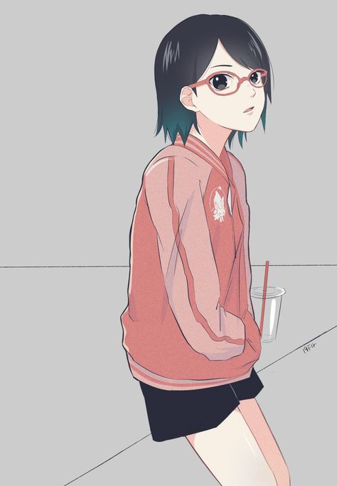 Sarada Uchiha Fanart, Sarada Fanart, Uchiha Fanart, Boruto And Sarada, Sakura Uchiha, Sarada Uchiha, Anime Fairy, Sakura Haruno, Naruto Uzumaki