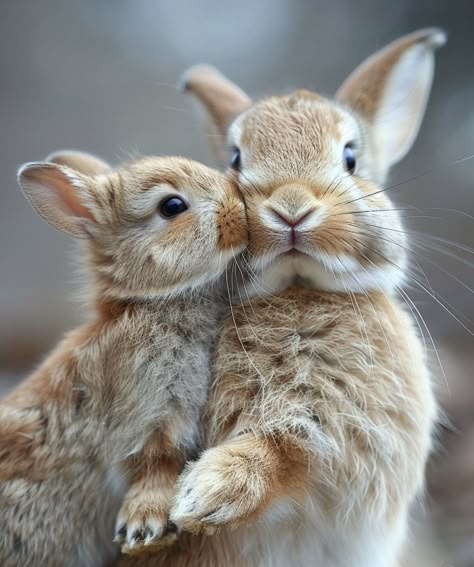 Animals Cuddling, Bunny Jewelry, Rabbit Pictures, Adorable Baby Animals, Tiny Puppies, Rabbit Rabbit, A Hedgehog, Baby Squirrel, Cute Bunnies