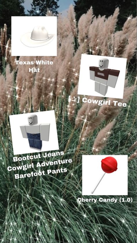 Roblox Cowgirl Outfit Idea🐮 | Roblox codes, Bloxburg decal codes, Cute halloween outfits Bloxburg Cowgirl Outfit Codes, Roblox Cowgirl Outfit, Farm Girl Outfits, Mushroom Outfit, Cute Snapchat Bitmoji Ideas, Codes Bloxburg, Cute Halloween Outfits, Spiderman Girl, Bloxburg Outfits