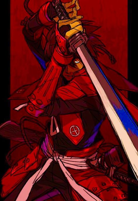 Samurai Concept, Anime Show, Samurai Anime, Action Pose Reference, Samurai Artwork, 다크 판타지, Japon Illustration, Samurai Art, Fantasy Male