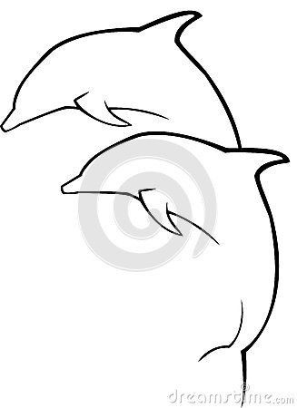 Drawings Of Dolphins, Dolphin Outline, Dolphin Drawing, Cool Ear Tattoos, Colouring Book Pages, Dolphins Tattoo, Ear Tattoo Ideas, Dolphin Art, Ear Tattoos