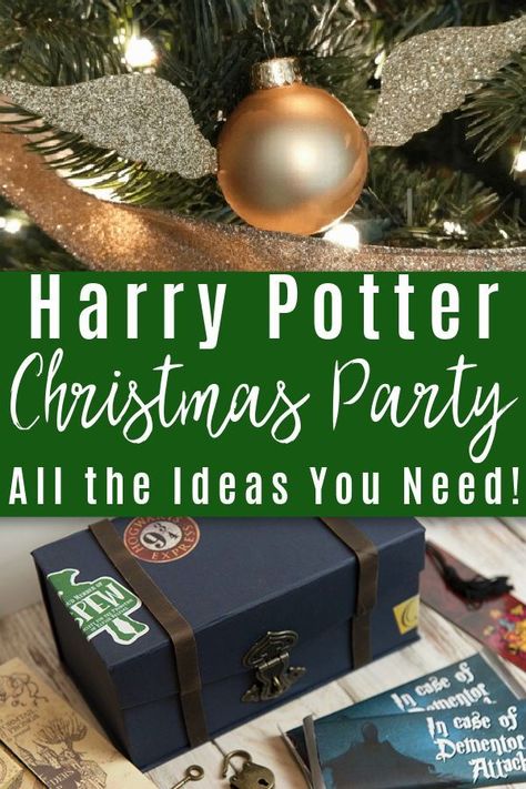 A Harry Potter-themed party isn’t just for Halloween. Try having a Harry Potter Christmas Party this year as well. It can be fun for all ages. Christmas Crafts For Gifts For Adults, Themed Christmas Party Ideas, Harry Potter Theme Christmas, Harry Potter Inspired Christmas, Christmas Party Ideas For Adults, Harry Potter Christmas Party, Harry Potter Themed Christmas, Christmas Harry Potter, Themed Christmas Party