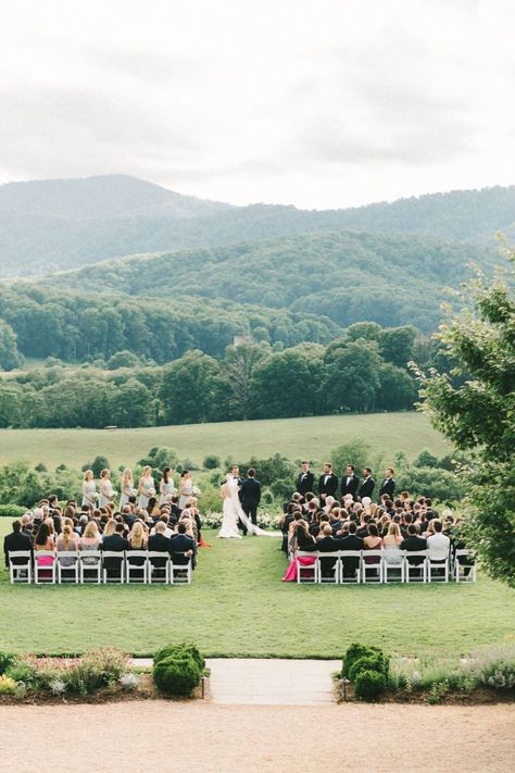 A stunning vineyard wedding venue ✅ An elegant and timeless open back wedding dress ✅ A rustic-chic indoor wedding reception ✅ Mountain views as the scenic backdrop ✅ This Pippin Hill wedding truly had it all. We love how Alisa & Jack's dream vendor team brought this winery wedding to life. 📸: Elizabeth Fogarty 📋: Events by Reagan 💐: Mallory Joyce Design 📍: Pippin Hill Farm & Vineyards Romantic Vineyard Wedding, Pippin Hill Wedding, Vineyard Wedding Venue, Indoor Wedding Receptions, Wedding Stone, Charlottesville Wedding, Hill Wedding, Open Back Wedding Dress, Connecticut Wedding