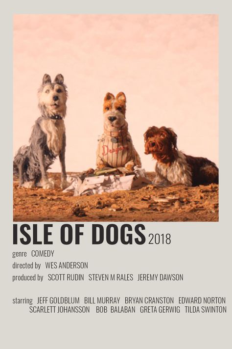 Show Posters Minimalist, Dogs Movies, Isle Of Dogs Poster, Animation Movie Poster, Isle Of Dogs Movie, Tv Show Posters, Laika Studios, Wes Anderson Movies, Dog Movies