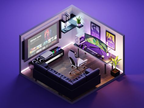 Gaming Room Gaming Bedroom Ideas, Gamer Room Design, Gamer Wallpaper, Setup Pc, Gaming Bedroom, Gamer Bedroom, Small Game Rooms, 달력 디자인, Gamer Setup