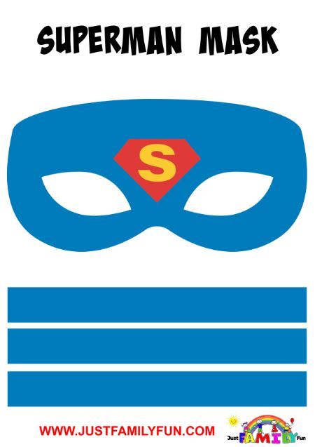 10 Free Printable Superhero Mask Templates | Just Family Fun Superhero Masks Printable, Batman Mask Template, Superhero Mask Template, Superman Mask, Printable Heroes, Superhero Template, Captain America Mask, Paper Plate Masks, Mask Templates