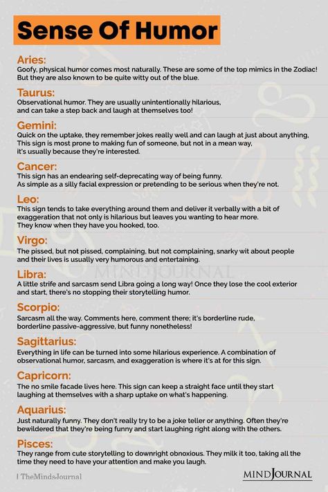 Are actually you funny or trying too hard? Or just sarcastic, find out based on your zodiac sign! #zodiactraits #zodiacsign #astrology Zodiac Sign Characteristics, Zodiac Signs Personality Traits, Zodiac Signs Traits, The Best Zodiac Sign, Zodiac Sign Dates, Zodiac Signs Facts, Virgo Mood, Astrology Signs Compatibility, Zodiac Vibes