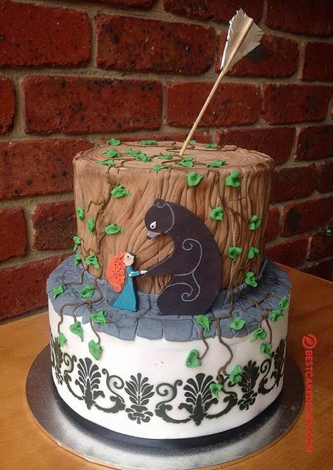 Brave Birthday Cakes, Movie Birthday Cake, Merida Cake, Merida Birthday Party, Brave Cakes, Brave Birthday Party, Movie Cake, Brave Movie, Braves Party