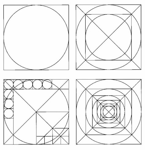 12-38 12-38 - These diagrams illustrate Dutch architect J. L. M. Lauweriks’s compositional theory elaborating grid systems from a square circumscribed around a circle. Peter Behrens Graphic Design, Art Deco Logo, Geometric Design Art, Human Anatomy Art, Photography Logo Design, Typographic Logo, Principles Of Design, Art Deco Posters, Geometry Art