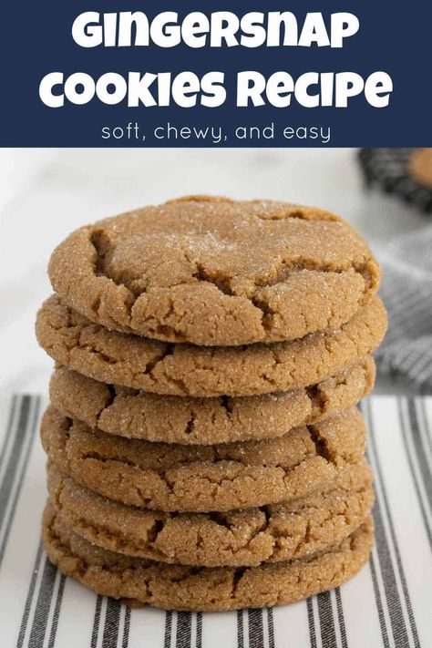 Ginger Cookies For Nausea, Soft Ginger Snap Cookies Recipes, Best Ginger Snap Cookie Recipe, Soft And Chewy Ginger Snaps, Old Fashioned Ginger Snaps, Ginger Cookies Recipe Without Molasses, Soft Ginger Snap Cookies, Ginger Snap Recipe, Molasses Butter