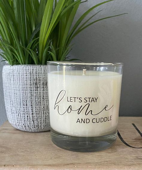 Cricut Candles, Diy Candle Labels, Let's Stay Home, Candle Projects, Christmas Cake Designs, Creative Candles, Candle Gift Box, Lets Stay Home, Candle Inspiration