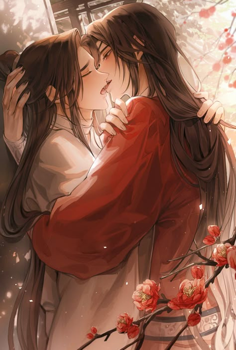 Hualian Fanart Spicy, Adorable Homes Game, The Ancient Magus Bride, Disney Characters Videos, Hua Cheng, Violet Evergarden, Cute Couple Art, Mystic Messenger, Heaven's Official Blessing