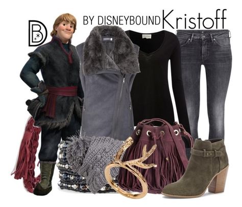 "Kristoff" by leslieakay ❤ liked on Polyvore featuring Ulla Johnson, H&M, Disney, Chan Luu, American Vintage, Mint Velvet, prAna, Sole Society, disney and disneybound Kristoff Disneybound, Video Clothes, Frozen Fashion, Frozen Outfits, Characters Outfits, Nerd Outfits, Nerdy Outfits, Disney Inspired Fashion, Character Inspired Outfits