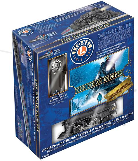 Lionel Polar Express Remote Train Set - O-Gauge Polar Express Train Set, Toy Trains Storage, Christmas Train Set, Model Train Table, Polar Express Train, Train Kit, The Polar Express, Toy Trains Set, Train Table