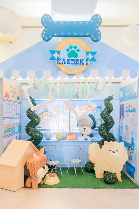 Super Adorable Pet Boy Party | Philippines Mommy Family Blog Dog Party Decor, Tiara Cake, Pet Event, Dogs Birthday, Pet Party, Pet Theme, Animal Cutouts, Pet Spa, Small Group Activities