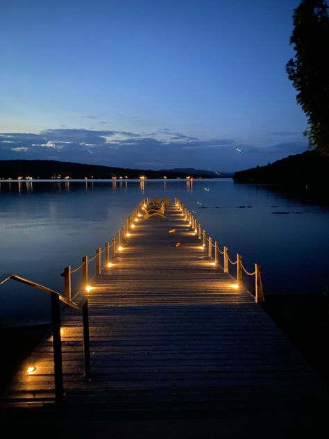 Lake Dock Ideas, Dock Lighting Ideas, Jetty Design, Dock Ideas Lakeside, Lake Docks Designs, Dock Lights, Water Bike, Lake Dock, Dock Lighting