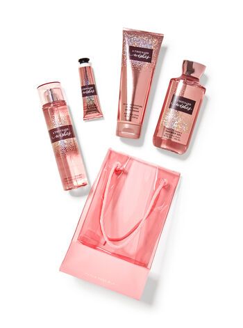 Pink Prosecco, A Thousand Wishes, Fine Fragrance Mist, Shower Set, Fragrance Mist, Body Mist, Bath Body Works, Hand Cream, Bag Set