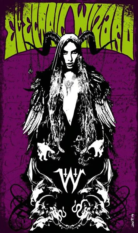 Electric Wizard, Doom Metal Bands, Rock Band Posters, Punk Poster, Doom Metal, Crust Punk, Heavy Metal Art, Hardcore Punk, Space Rock