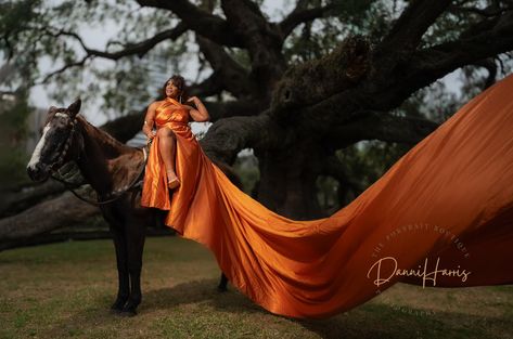 Tilette: I want to do a flying dress session, with a horse for my 50th birthday. Us: 🧞‍♀️ Say less PSA 🗣️we have 8 colors to choose from! 🤎💙💜💚🖤❤️🧡💖🤍#tbt Https://www.danniharrisphotography.com 50 Birthday Photo Shoot Ideas For Women, 50th Birthday Photoshoot Ideas For Women, Photoshoot With Horse, Horse Photoshoot Ideas, My 50th Birthday, Horse Photoshoot, Flying Dress, Say Less, Nature Photoshoot