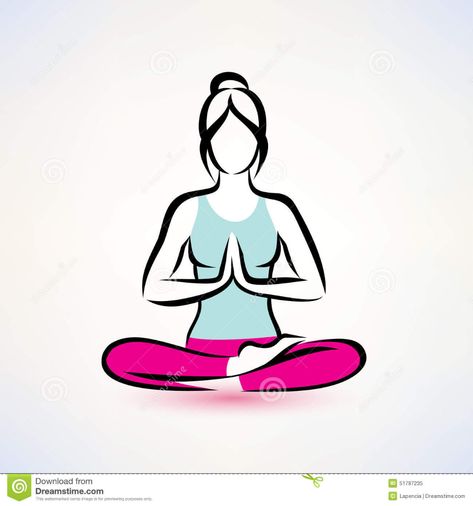 Yoga Lotos Pose, Women Wellness Concept Stock Vector - Illustration of peaceful, position: 51787235 Pose Women, Women Wellness, Yoga Drawing, Yoga Lotus, Yoga Inspiration Quotes, Yoga Illustration, Cross Wallpaper, Yoga Wall Art, Lotus Pose