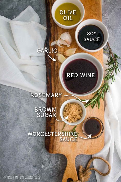 Steak And Wine Pairing, Good Steak Marinade Easy, Red Wine Bbq Sauce, Wine Marinade For Steak, Red Wine Vinegar Steak Marinade, Red Wine Chicken Marinade, The Best Steak Marinade, Red Wine Marinade For Steak, Marinating Steak Recipes