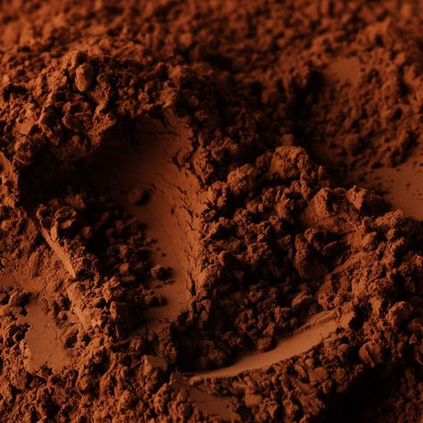 Cocoa Powder by Jess Koppel Brown Eyes Aesthetic, Leaf Vector, Food Texture, Color Vibe, Amber Glass Jars, Vegan Candles, Brown Wallpaper, Cocoa Brown, Mocha Brown