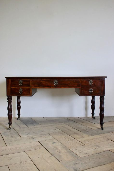 French Countryside Desk, Dark Wooden Desk, Antique Study Table Writing Desk, Victorian French Desk, French Writing Desk, Large Antique Wooden Desk, Mahogany Desk, Antique Desk, Wooden Desk